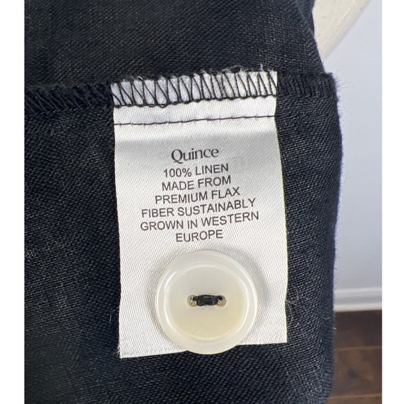 ♣️NWT - QUINCE 100% EUROPEAN LINEN BUTTON FRONT DRESS♣️ - Picture 13 of 16